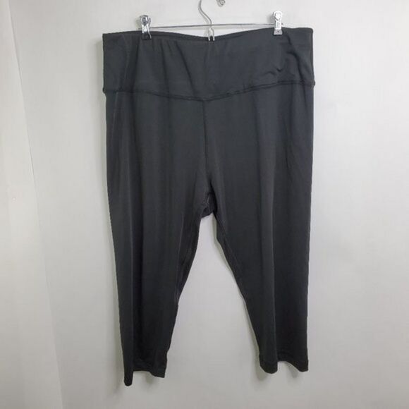 Unbranded Pants - Zerdocean Leggings 2X Crop Capris Workout Yoga Pants Black Plus Size
